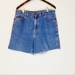Vintage Chic mom denim shorts